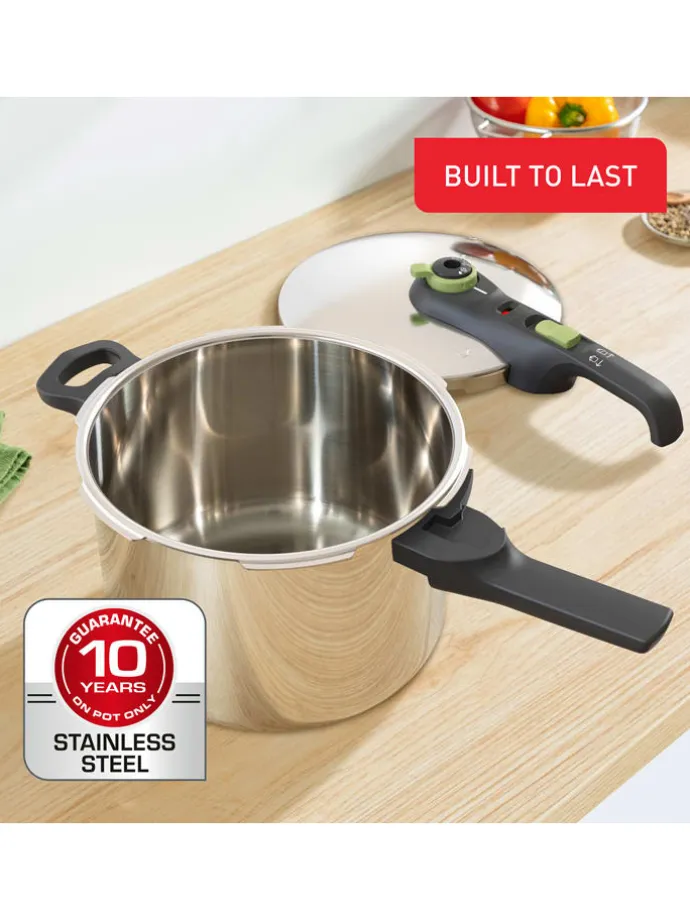 Edelstahl-Schnellkochtopf "Secure trendy" - 6 l