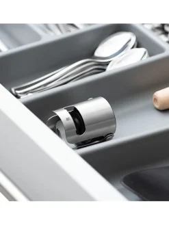 Edelstahl-Sektflaschen-Verschluss ''Clever&More'' - (H)5 x Ø 4 cm