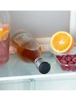 Edelstahl-Sektflaschen-Verschluss ''Clever&More'' - (H)5 x Ø 4 cm