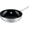 Edelstahl-Wok-Pfanne "Wuhan" - Ø 28 cm
