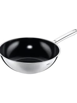Edelstahl-Wok-Pfanne "Wuhan" - Ø 28 cm