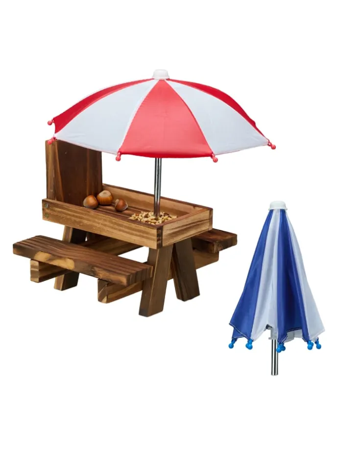 Eichhörnchen Tisch in Dunkelbraun