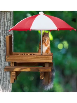 Eichhörnchen Tisch in Dunkelbraun
