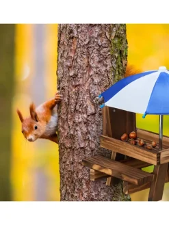 Eichhörnchen Tisch in Dunkelbraun