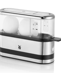 2-Eier-Kocher "KüchenMinis" in Silber/ Schwarz