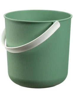 Eimer in Grün/ Weiß - (B)27,7 x (H)25,8 x (T)27,1 cm