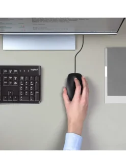 Einfache Einrichtung und leises Arbeiten mit der Logitech in Schwarz