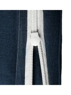 Einfarbige Bettwäsche 100% Baumwolle in Dunkelblau