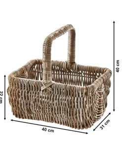 Einkaufskorb ETTA25 in Braun