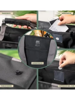 Einkaufskorb schwarz