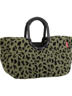 Einkaufstasche loopshopper M frame in Teddy Leo Olive