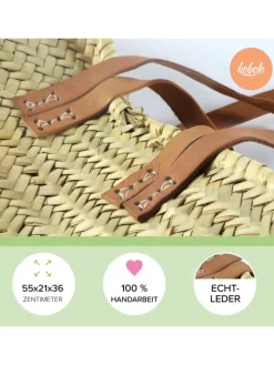 Einkaufstasche NATPALMBAG in Braun