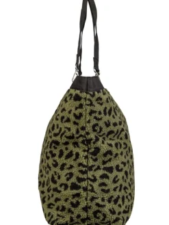 Einkaufstasche XL in Teddy Leo Olive