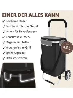 Einkaufstrolley ca. 45 x 96 x 33,5 cm (B/H/T)
