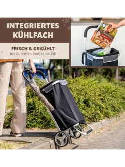 Einkaufstrolley ca. 45 x 96 x 33,5 cm (B/H/T)