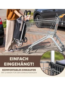 Einkaufstrolley ca. 45 x 96 x 33,5 cm (B/H/T)