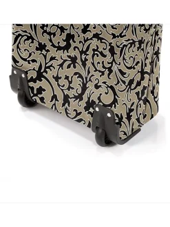 Einkaufstrolley in Beige/ Schwarz - (B)43 x (H)53 x (T)21 cm