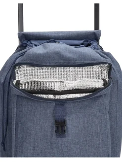 Einkaufstrolley in Blau - (B)43 x (H)100 x (T)40 cm