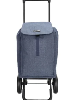 Einkaufstrolley in Blau - (B)43 x (H)100 x (T)40 cm