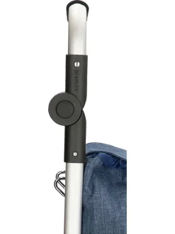 Einkaufstrolley in Dunkelblau - (B)30 x (H)58 x (T)24 cm