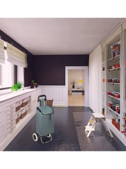 Einkaufstrolley in Grau