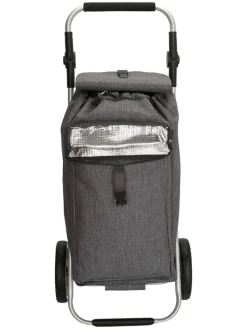 Einkaufstrolley in Grau - (B)32 x (H)54 x (T)24 cm