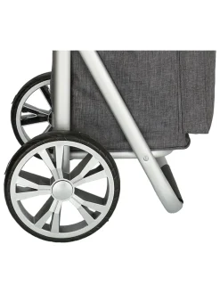 Einkaufstrolley in Grau - (B)32 x (H)54 x (T)24 cm