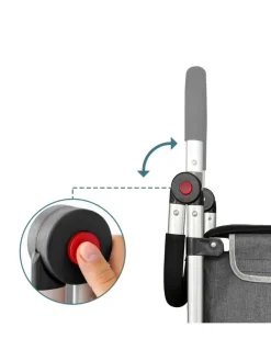 Einkaufstrolley in Grau - 45 l