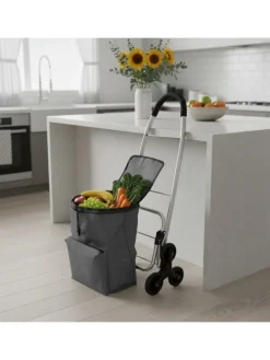 Einkaufstrolley in Grau - 45 l