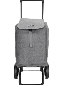 Einkaufstrolley in Grau - (B)43 x (H)100 x (T)40 cm