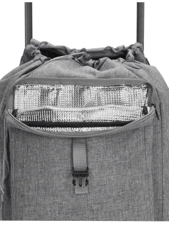 Einkaufstrolley in Grau - (B)43 x (H)100 x (T)40 cm