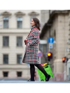 Einkaufstrolley in Grün