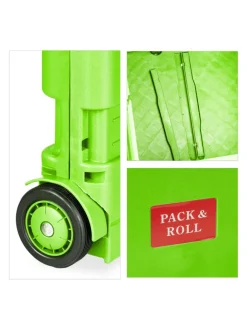 Einkaufstrolley in Grün