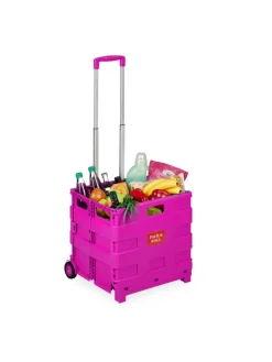 Einkaufstrolley in Pink