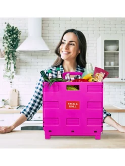 Einkaufstrolley in Pink