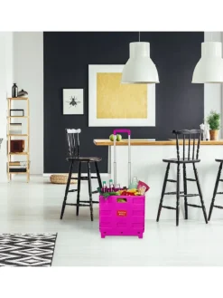 Einkaufstrolley in Pink