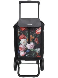 Einkaufstrolley in Schwarz - (B)43 x (H)100 x (T)40 cm