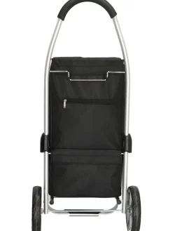 Einkaufstrolley in Schwarz - (B)30 x (H)58 x (T)24 cm