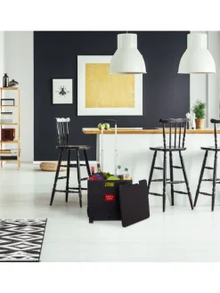 Einkaufstrolley in Schwarz - Tragkraft: 35 kg