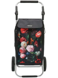 Einkaufstrolley in Schwarz - (B)41 x (H)100 x (T)36 cm