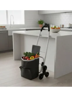 Einkaufstrolley in Schwarz - 45 l