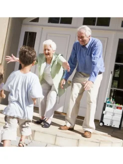 Einkaufstrolley in Schwarz/ Grau