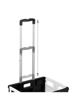 Einkaufstrolley in Schwarz/ Grau