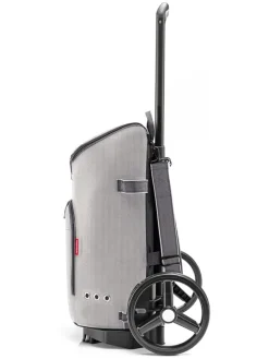 Einkaufstrolleytasche in Grau - (B)34 x (H)60 x (T)24 cm