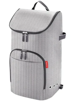 Einkaufstrolleytasche in Grau - (B)34 x (H)60 x (T)24 cm