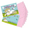Einladungs-Set "Einhorn" in Mint