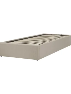 Einzelbett DINAN in Beige - (W) 99 x (H) 31 x (L) 214 cm