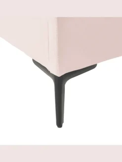 Einzelbett RUBIAN in Rosa/Schwarz - (W) 103 x (H) 115 x (L) 209 cm
