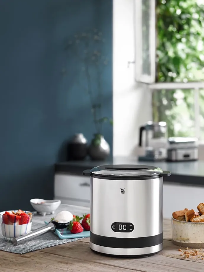 Eismaschine "KüchenMinis" in Silber/ Schwarz