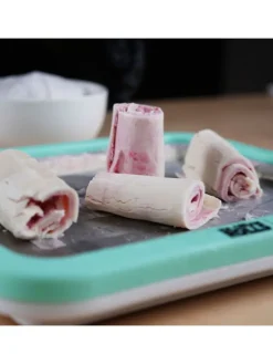 Eisplatte für Hausgemachte Eiscreme Speiseeis in Rosa